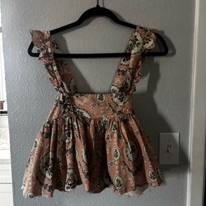 Selkie Floral Ruffle Top